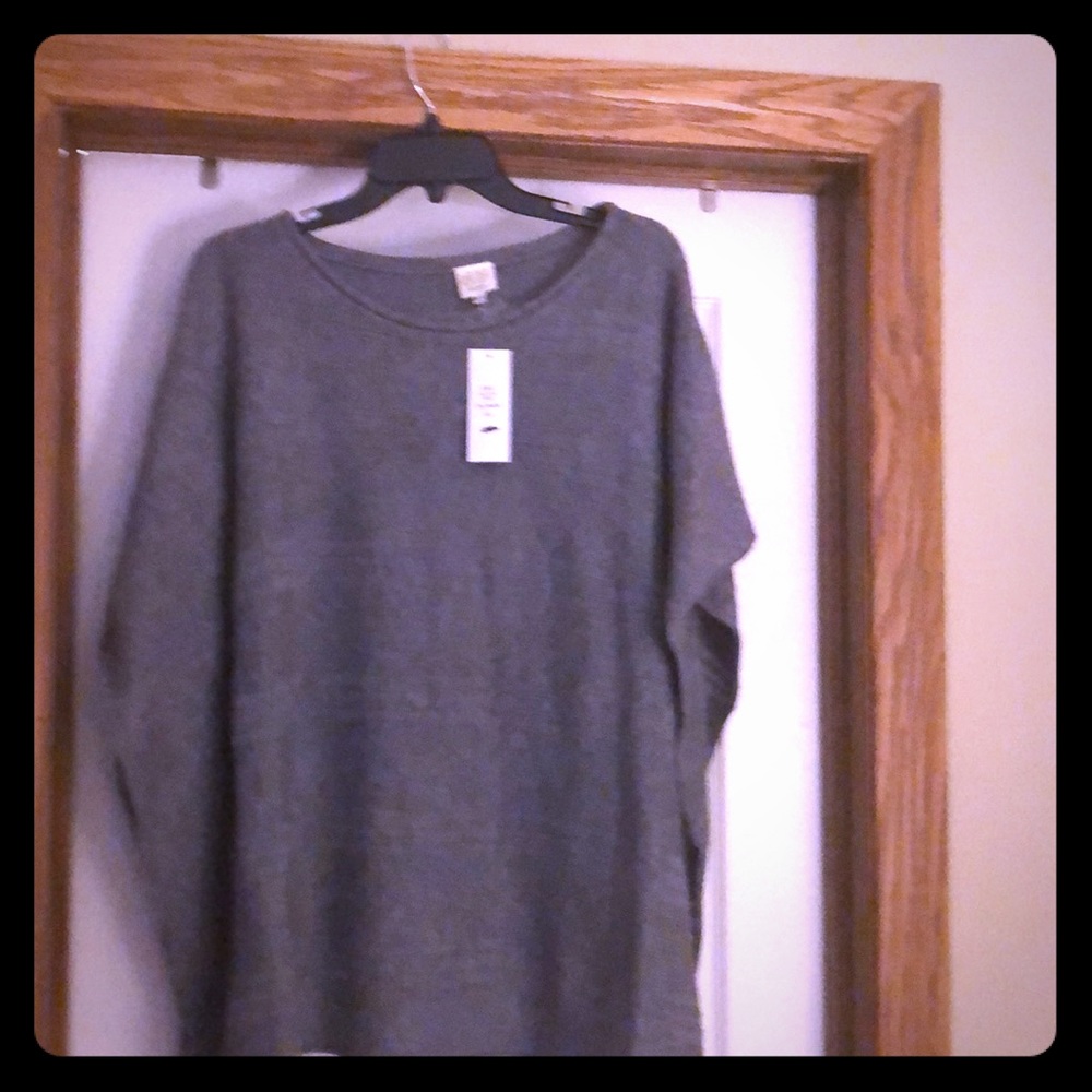 Gray Poncho